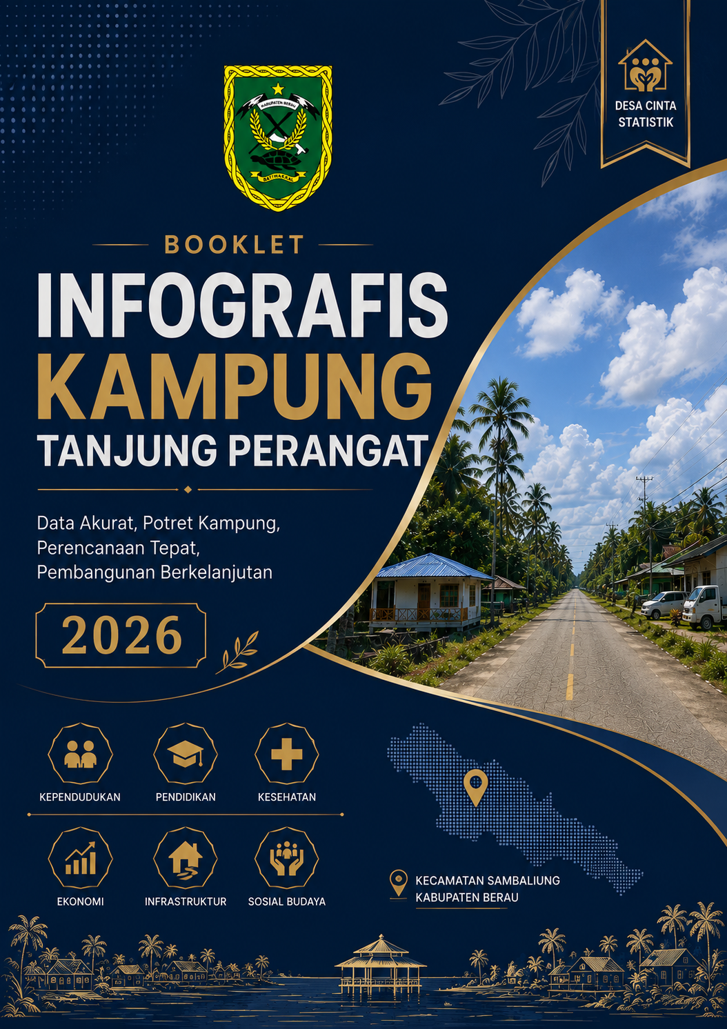Cover Infografis Tanjung Perangat 2025